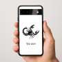 כיסוי בעיצוב אישי עם השם שלך לדגם - Google Pixel 9a 5G בעיצוב מזלות - עקרב