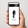 כיסוי בעיצוב אישי עם השם שלך לדגם - Google Pixel 9a 5G בעיצוב פישמן