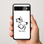 כיסוי בעיצוב אישי עם השם שלך לדגם - Google Pixel 9a 5G בעיצוב רוכב סוסים 2