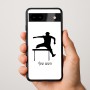 כיסוי בעיצוב אישי עם השם שלך לדגם - Google Pixel 9a 5G בעיצוב קפיצת משוכות