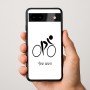 כיסוי בעיצוב אישי עם השם שלך לדגם - Google Pixel 9a 5G בעיצוב אופניים אולימפיים