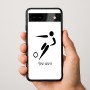 כיסוי בעיצוב אישי עם השם שלך לדגם - Google Pixel 9a 5G בעיצוב כדורגל אולימפי