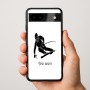 כיסוי בעיצוב אישי עם השם שלך לדגם - Google Pixel 9a 5G בעיצוב סקי