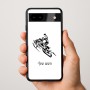 כיסוי בעיצוב אישי עם השם שלך לדגם - Google Pixel 9a 5G בעיצוב אופנוע שלג