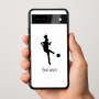 כיסוי בעיצוב אישי עם השם שלך לדגם - Google Pixel 9a 5G בעיצוב שחקנית כדורגל - אישה