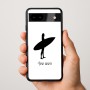 כיסוי בעיצוב אישי עם השם שלך לדגם - Google Pixel 9a 5G בעיצוב גלישה - גלישה