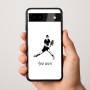 כיסוי בעיצוב אישי עם השם שלך לדגם - Google Pixel 9a 5G בעיצוב שחקן טניס