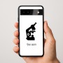 כיסוי בעיצוב אישי עם השם שלך לדגם - Google Pixel 9a 5G בעיצוב מיקרוסקופ