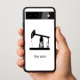 כיסוי בעיצוב אישי עם השם שלך לדגם - Google Pixel 9a 5G בעיצוב באר נפט
