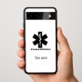 כיסוי בעיצוב אישי עם השם שלך לדגם - Google Pixel 9a 5G בעיצוב חובש