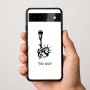 כיסוי בעיצוב אישי עם השם שלך לדגם - Google Pixel 9a 5G בעיצוב פסל החירות