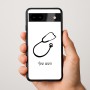 כיסוי בעיצוב אישי עם השם שלך לדגם - Google Pixel 9a 5G בעיצוב סטטוסקופ רופא