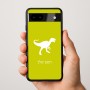 כיסוי בעיצוב אישי עם השם שלך לדגם - Google Pixel 9a 5G בעיצוב דינוזאור