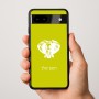 כיסוי בעיצוב אישי עם השם שלך לדגם - Google Pixel 9a 5G בעיצוב ראש פיל