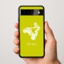 כיסוי בעיצוב אישי עם השם שלך לדגם - Google Pixel 9a 5G בעיצוב רוכב טרקטורונים