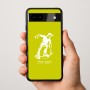 כיסוי בעיצוב אישי עם השם שלך לדגם - Google Pixel 9a 5G בעיצוב ילד סקייטבורד
