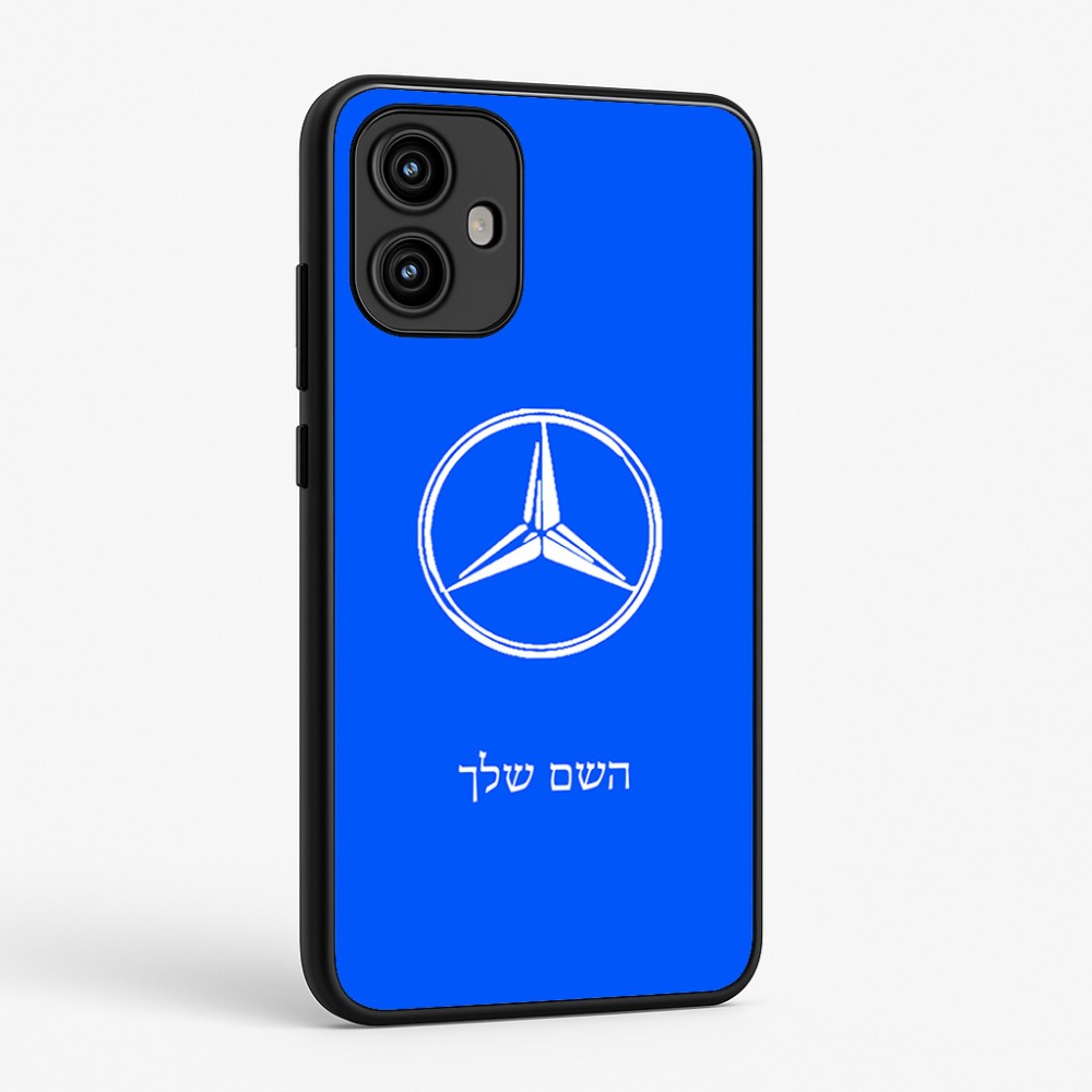כיסוי בעיצוב אישי עם השם שלך לדגם - Motorola Edge 50 Fusion 5G בעיצוב מרצדס-בנץ