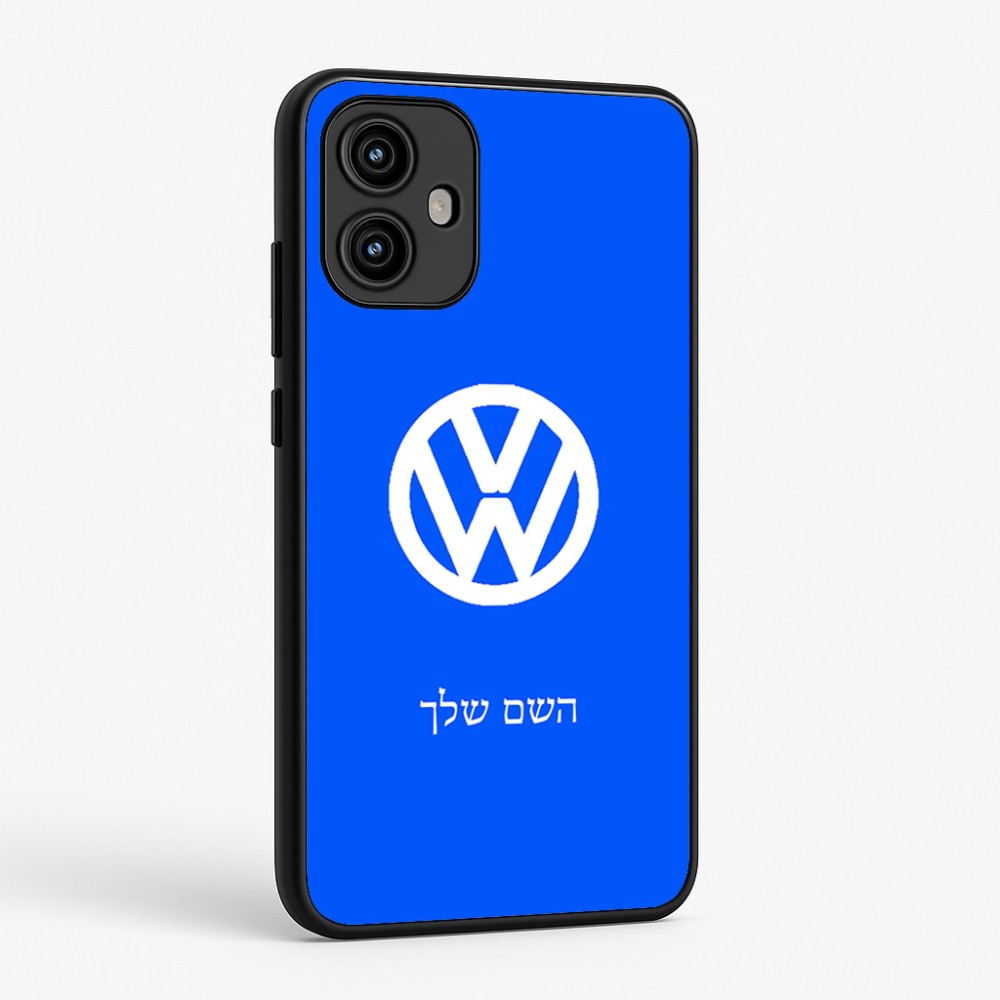 כיסוי בעיצוב אישי עם השם שלך לדגם - Motorola Edge 50 Fusion 5G בעיצוב פולקסווגן