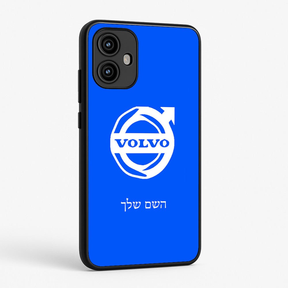 כיסוי בעיצוב אישי עם השם שלך לדגם - Motorola Edge 50 Fusion 5G בעיצוב וולוו