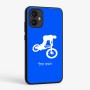 כיסוי בעיצוב אישי עם השם שלך לדגם - Motorola Edge 50 Fusion 5G בעיצוב רוכב אופניים