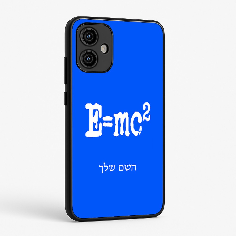 כיסוי בעיצוב אישי עם השם שלך לדגם - Motorola Edge 50 Fusion 5G בעיצוב נוסחת אלברט איינשטיין