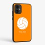 כיסוי בעיצוב אישי עם השם שלך לדגם - Motorola Edge 50 Fusion 5G בעיצוב כדור כדורעף
