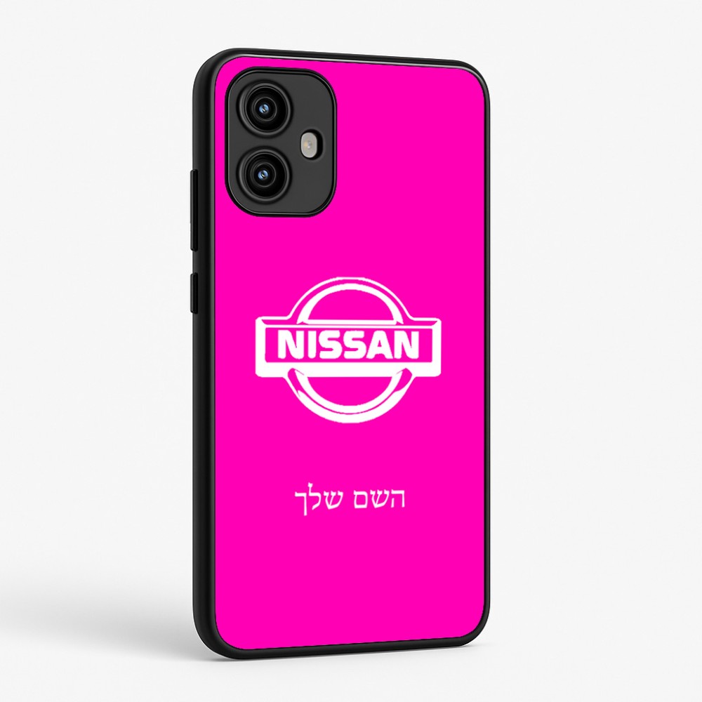 כיסוי בעיצוב אישי עם השם שלך לדגם - Motorola Edge 50 Fusion 5G בעיצוב ניסאן