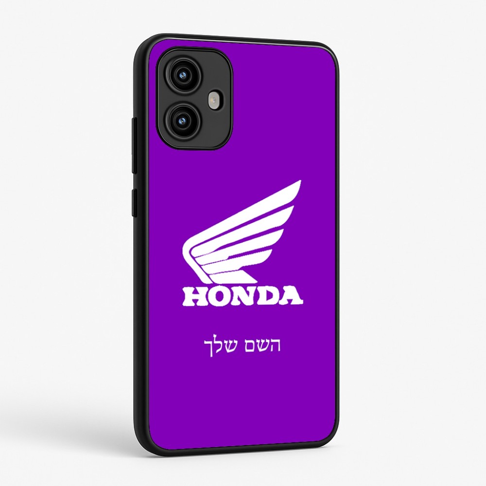 כיסוי בעיצוב אישי עם השם שלך לדגם - Motorola Edge 50 Fusion 5G בעיצוב הונדה