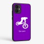 כיסוי בעיצוב אישי עם השם שלך לדגם - Motorola Edge 50 Fusion 5G בעיצוב רוכב אופניים