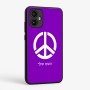 כיסוי בעיצוב אישי עם השם שלך לדגם - Motorola Edge 50 Fusion 5G בעיצוב סמל השלום