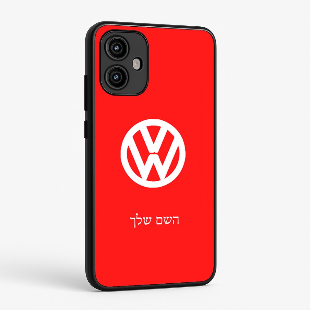 כיסוי בעיצוב אישי עם השם שלך לדגם - Motorola Edge 50 Fusion 5G בעיצוב פולקסווגן