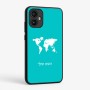 כיסוי בעיצוב אישי עם השם שלך לדגם - Motorola Edge 50 Fusion 5G בעיצוב מפת העולם