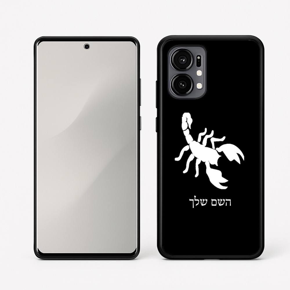 כיסוי בעיצוב אישי עם השם שלך לדגם - Motorola Edge 50 Fusion 5G בעיצוב עקרב