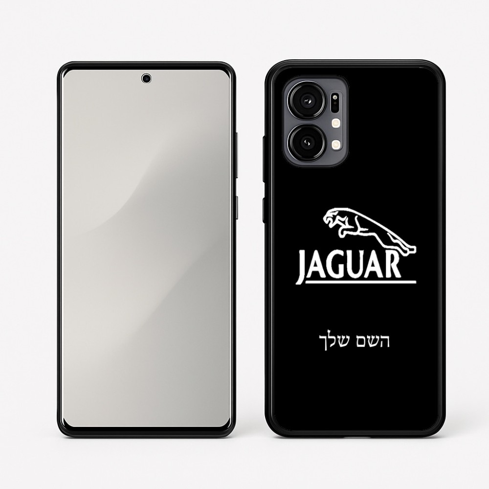 כיסוי בעיצוב אישי עם השם שלך לדגם - Motorola Edge 50 Fusion 5G בעיצוב יגואר