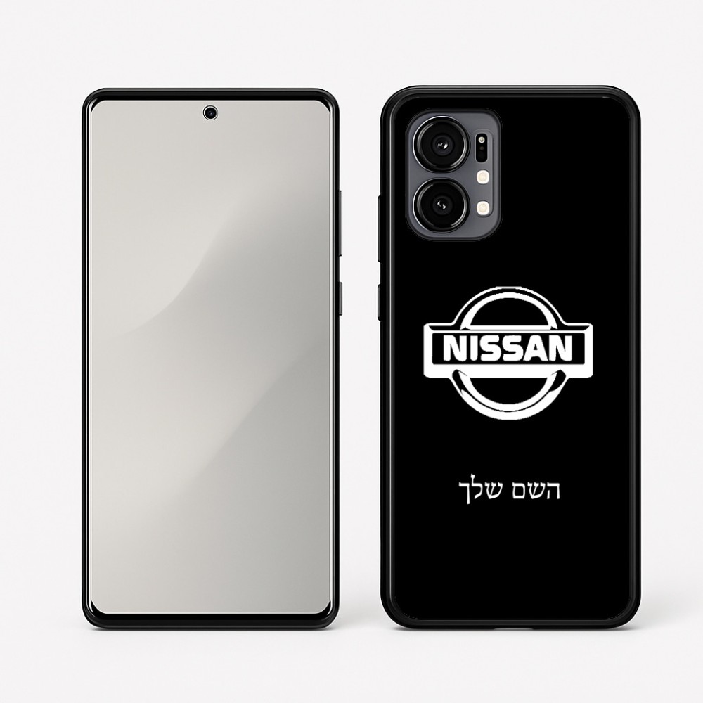 כיסוי בעיצוב אישי עם השם שלך לדגם - Motorola Edge 50 Fusion 5G בעיצוב ניסאן
