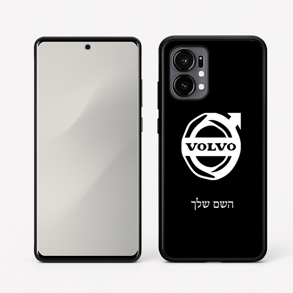 כיסוי בעיצוב אישי עם השם שלך לדגם - Motorola Edge 50 Fusion 5G בעיצוב וולוו