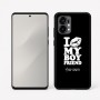 כיסוי בעיצוב אישי עם השם שלך לדגם - Motorola Edge 50 Fusion 5G בעיצוב נשקי את חבר שלי
