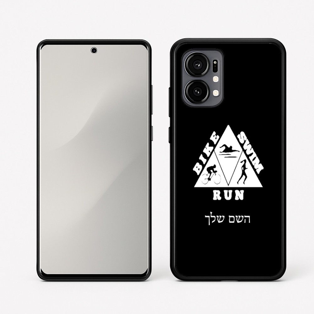 כיסוי בעיצוב אישי עם השם שלך לדגם - Motorola Edge 50 Fusion 5G בעיצוב טריאתלון