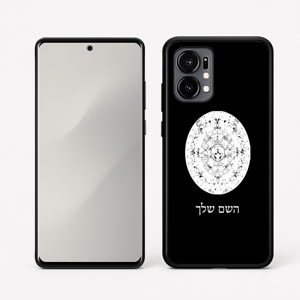 כיסוי בעיצוב אישי עם השם שלך לדגם - Motorola Edge 50 Fusion 5G בעיצוב לוח שנה אצטקי של המאיה