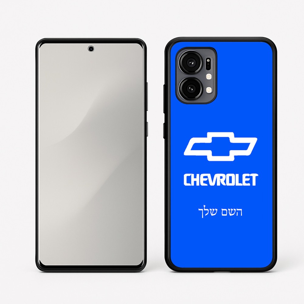 כיסוי בעיצוב אישי עם השם שלך לדגם - Motorola Edge 50 Fusion 5G בעיצוב שברולט