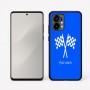 כיסוי בעיצוב אישי עם השם שלך לדגם - Motorola Edge 50 Fusion 5G בעיצוב דגל המירוץ