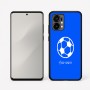 כיסוי בעיצוב אישי עם השם שלך לדגם - Motorola Edge 50 Fusion 5G בעיצוב כדורגל כדור כדורגל