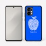 כיסוי בעיצוב אישי עם השם שלך לדגם - Motorola Edge 50 Fusion 5G בעיצוב הדפס תפוח