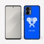 כיסוי בעיצוב אישי עם השם שלך לדגם - Motorola Edge 50 Fusion 5G בעיצוב פרחי קרן