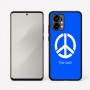 כיסוי בעיצוב אישי עם השם שלך לדגם - Motorola Edge 50 Fusion 5G בעיצוב סמל השלום