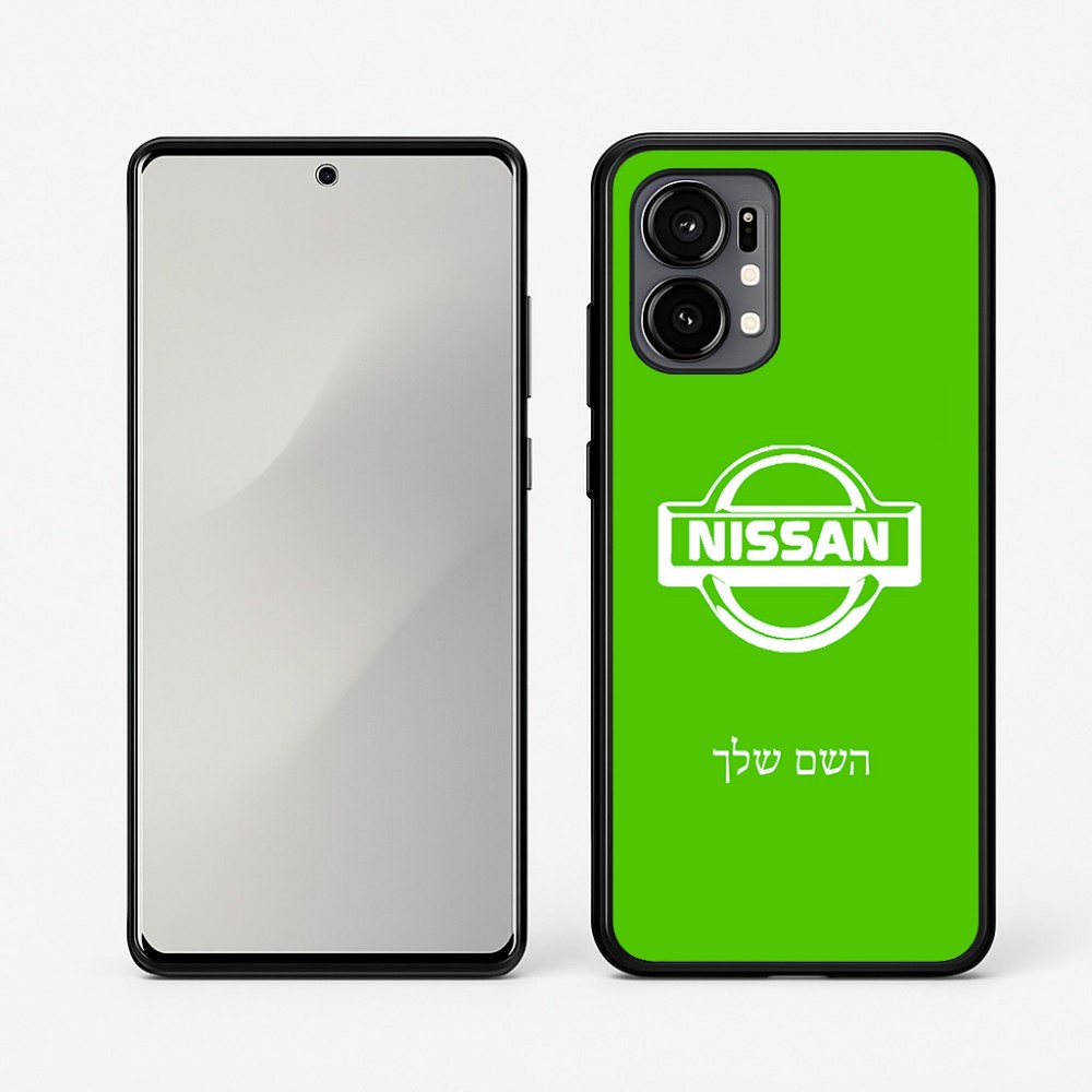 כיסוי בעיצוב אישי עם השם שלך לדגם - Motorola Edge 50 Fusion 5G בעיצוב ניסאן