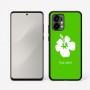 כיסוי בעיצוב אישי עם השם שלך לדגם - Motorola Edge 50 Fusion 5G בעיצוב פרח היביסקוס