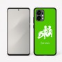 כיסוי בעיצוב אישי עם השם שלך לדגם - Motorola Edge 50 Fusion 5G בעיצוב מזלות - תאומים