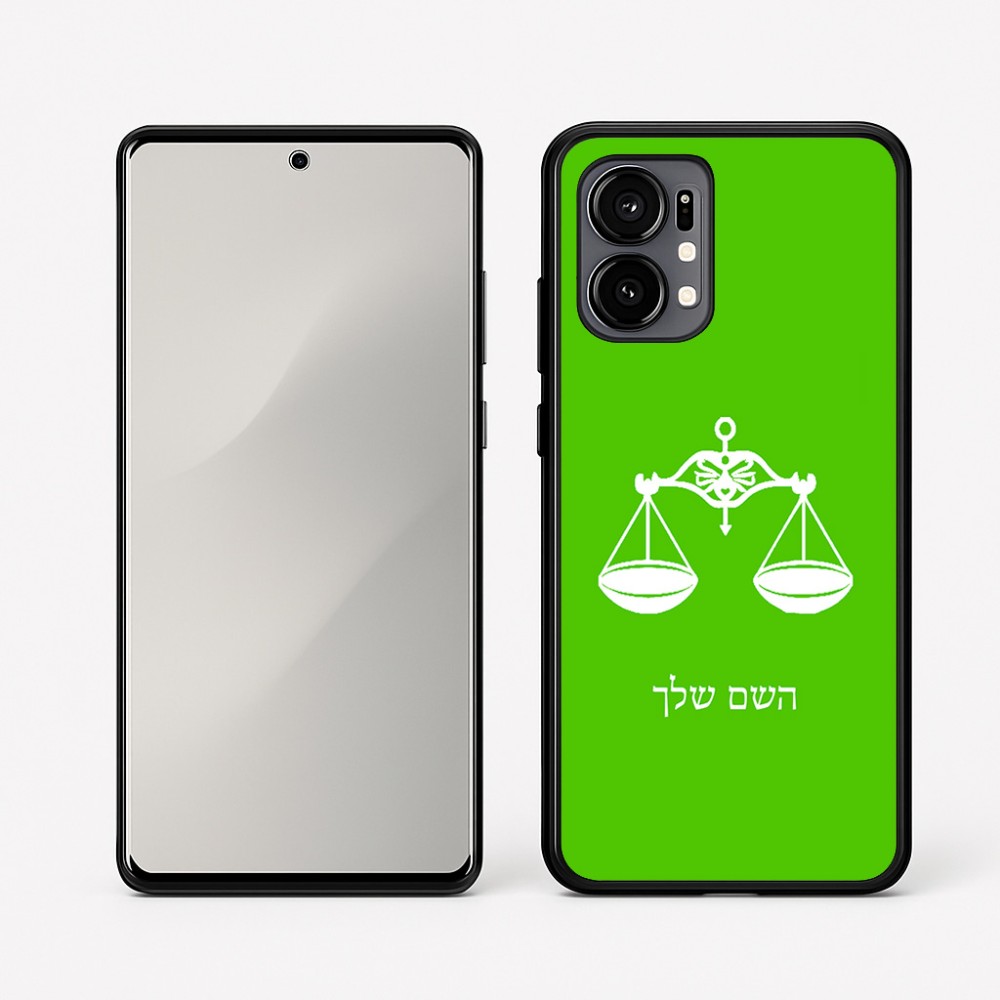 כיסוי בעיצוב אישי עם השם שלך לדגם - Motorola Edge 50 Fusion 5G בעיצוב מזלות - מאזניים