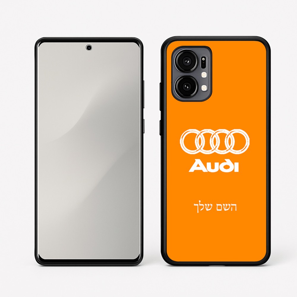 כיסוי בעיצוב אישי עם השם שלך לדגם - Motorola Edge 50 Fusion 5G בעיצוב אאודי